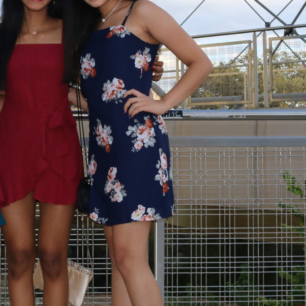 Francesca’s floral mini dress